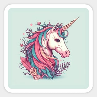 magical cute unicorn Sticker